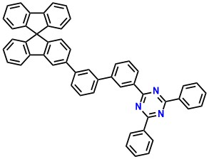SFTRZ 1,3,5-Triazine, 2,4-diphenyl-6-[3'-(9,9'-spirobi[9H-fluoren]-3-yl)-[1,1'-biphenyl]-3-yl]-