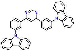 46DCzPPM (CzPhPy) 4,6-Bis(3-(9H-carbazol-9-yl)phenyl)pyrimidine