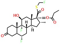S-(fluoromethyl) (6S,8S,9R,10S,11S,13S,14S,16R,17S)-6,9-difluoro-11-hydroxy-10,13,16-trimethyl-3-oxo-17-((propionyl-l3-oxidanylidene)methyl)hexadecahydro-1H-cyclopenta[a]phenanthrene-17-carbothioate