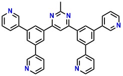 B3PymPm 4,6-Bis(3,5-di(pyridin-3-yl)phenyl) 2-methylpyrimidine