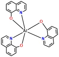 Alq3 Tris(8 hydroxyquinolinato)aluminum