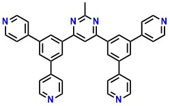 B4PYMPM 4,6-Bis(3,5-di(pyridin-4-yl)phenyl) 2-methylpyrimidine