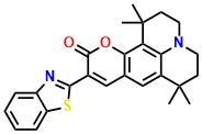 C545T 10-(benzo[d]thiazol-2-yl)-1,1,7,7 tetramethyl-2,3,6,7-tetrahydro 1h-pyrano[2,3-f]pyrido[3,2,1 ij]quinolin-11(5h)-one