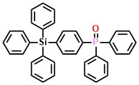 TSPO1 Diphenyl[4 (triphenylsilyl)phenyl]phosphine oxide