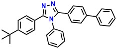 TAZ 3-(Biphenyl-4-yl)-5-(4-tert butylphenyl)-4-phenyl-4H-1,2,4 triazole