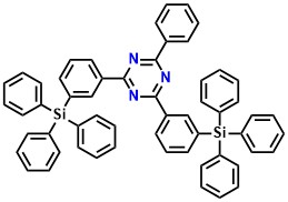 mSiTrz 2-Phenyl-4,6-bis(3 (triphenylsilyl)phenyl)-1,3,5 triazine