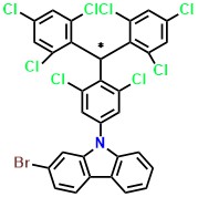 TTM-CzBr 9-(4-(bis(2,4,6-trichlorophenyl)methyl)-3,5-dichlorophenyl)-2-bromo-9H-carbazole radical