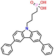 BCZ-C4POH (4-(3,6-Diphenyl-9H-carbazol-9-yl)butyl)phosphonic acid