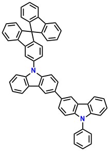 SF3B 9-(9,9'-Spirobifluoren-3-yl)-9'-phenyl-3,3'-bicarbazole
