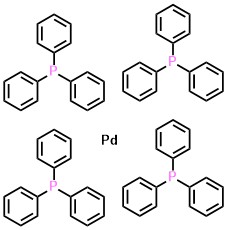 Terakis(triphenylphosphine)palladium(0)