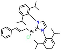 (1,3-Bis(2,6-diisopropylphenyl)-1H-imidazol-2(3H)-ylidene)chloro(cinnamyl)palladate(II)