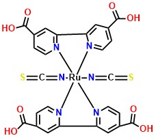 Bis(isothiocyanato)bis(2,2'-bipyridyl-4,4'-dicarboxylato)ruthenium(II)