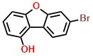 1-Dibenzofuranol, 7-bromo-