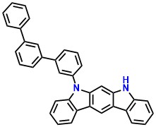 5-([1,1':3',1''-terphenyl]-3- yl)-5,7-dihydroindolo[2,3- b]carbazole