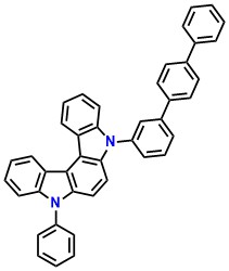 5- ( [1,1':4',1''-terphenyl]-3-yl)-8-phenyl-5,8-dihydroindolo [2,3-c]carbazole
