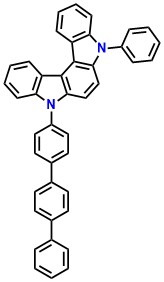 Indolo[2,3-c]carbazole, 5,8-dihydro-5-phenyl-8-[1,1?:4?,1??-terphenyl]-4-yl-