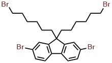 2,7-Dibromo-9,9-bis(6-bromohexyl)fluorene