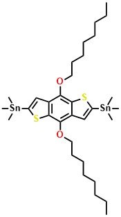 4,8-Bis(n-octyloxy)-2,6-bis(trimethylstannyl)benzo[1,2-b:4,5-b']dithiophene