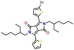 3-(5-bromo-2-thienyl)-2,5-bis(2-ethylhexyl)-6-(2-thienyl)pyrrolo[3,4-C]pyrrole-1,4-dione