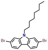 2,7-Dibromo-9-n-octycarbazole