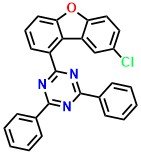 2-(8-chloro-1-dibenzofuranyl)-4,6-diphenyl 1,3,5-Triazine