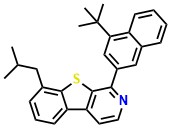 1-(4-tert-Butyl-naphthalen-2-yl)-8-isobutyl benzo[4,5]thieno[2,3-c]pyridine