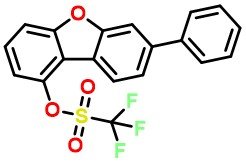 Methanesulfonic acid, 1,1,1-trifluoro-, 7-phenyl-1-dibenzofuranyl ester
