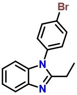 1H-Benzimidazole, 1-(4-bromophenyl)-2-ethyl