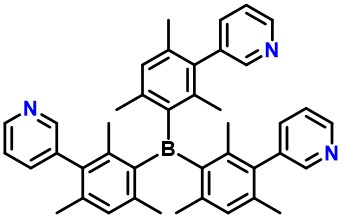 Tris(2,4,6-triMethyl-3-(pyridin-3-yl)phenyl)borane