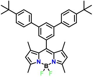 10-(4,4''-di-tert-butyl-[1,1':3',1''-terphenyl]-5'-yl)-5,5-difluoro-1,3,7,9-tetramethyl-5H-4l4,5l4-dipyrrolo[1,2-c:2',1'-f][1,3,2]diazaborinine  BDP-2