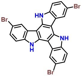 3,8,13-Tribromo-10,15-dihydro-5H-diindolo[3,2-a:3',2'-c]carbazole