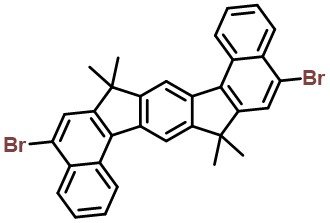 Benzo[g]benz[6,7]indeno[1,2-b]fluorene, 5,13-dibromo-7,15-dihydro-7,7,15,15-tetramethyl-