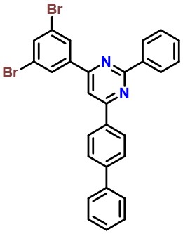 Pyrimidine, 4-[1,1'-biphenyl]-4-yl-6-(3,5-dibromophenyl)-2-phenyl-