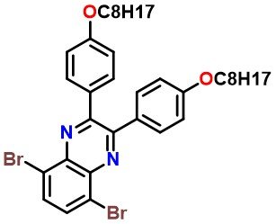 5,8-dibromo-2,3-bis(4-(octyloxy)phenyl)quinoxaline