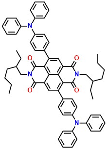 TPA-cNDI 4,9-bis(4-(diphenylamino)phenyl)-2,7-bis(2-ethylhexyl)benzo[lmn][3,8]phenanthroline-1,3,6,8(2H,7H)-tetraone