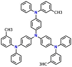POZ-DBPHZ:m-MTDATA 3,11-di(10H-phenoxazin-10-yl)dibenzo[a,j]phenazine : N1-phenyl-N4,N4-bis(4-(phenyl(m-tolyl)amino)phenyl)-N1-(m-tolyl)benzene-1,4-diamine