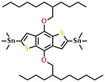 4,8-Bis(2-butyl-n-octyloxy)-2,6-bis(trimethylstannyl)benzo[1,2-b:4,5-b']dithiophene