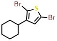 2,5-Dibromo-3-cyclohexylthiophene