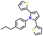 1-(4-Propylphenyl)-2,5-di(2-thienyl)-1H-pyrrole
