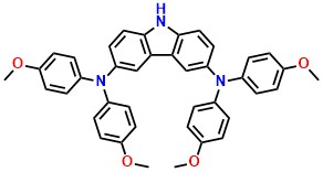 N,N,N',N'-Tetrakis(4-methoxyphenyl)-9H-carbazole-3,6-diamine