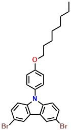 3,6-Dibromo-9-(4-n-octyloxyphenyl)-9H-carbazole