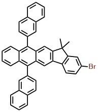 2-Bromo-13,13-dimethyl-6,11-di(naphthalen-2-yl)-13H-indeno[1,2-b]anthracene