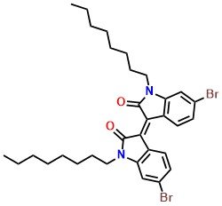 6,6'-Dibromo-1,1'-di(n-octyl)isoindigo