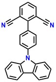 CzPhDCN in, 4'-(9H-Carbazol-9-yl)biphenyl-2,6-dicarbonitrile