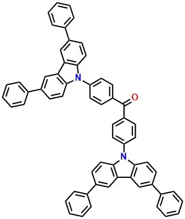 PHCz2BP, Bis(4-(3,6-diphenyl-9H-carbazol-9-yl)phenyl)methanone