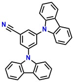 3,5-2CzBN, 3,5-Di(9H-carbazol-9-yl)benzonitrile