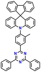 TTSA 10-[4-(4,6-Diphenyl-1,3,5-triazin-2-yl)-2-methylphenyl]-spiro[acridine-9(10H),9'-[9H]fluorene]