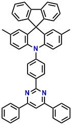 MFAc-PPM 10-(4-(4,6-Diphenylpyrimidin-2-yl)phenyl)-2,7-dimethyl-10H-spiro[acridine-9,9'-fluorene]