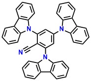 3CzBN 2,4,6-Tri(9H-carbazol-9-yl)benzonitrile