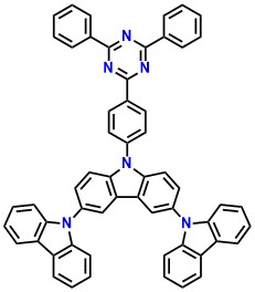 BCC-TPTA 9'-?[4-?(4,?6-?Diphenyl-?1,?3,?5-?triazin-?2-?yl)?phenyl]?-9,?3':6',?9''- ter-?9H-?carbazole